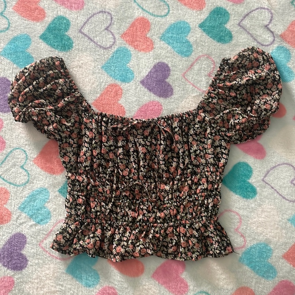 Floral Cropped Top
